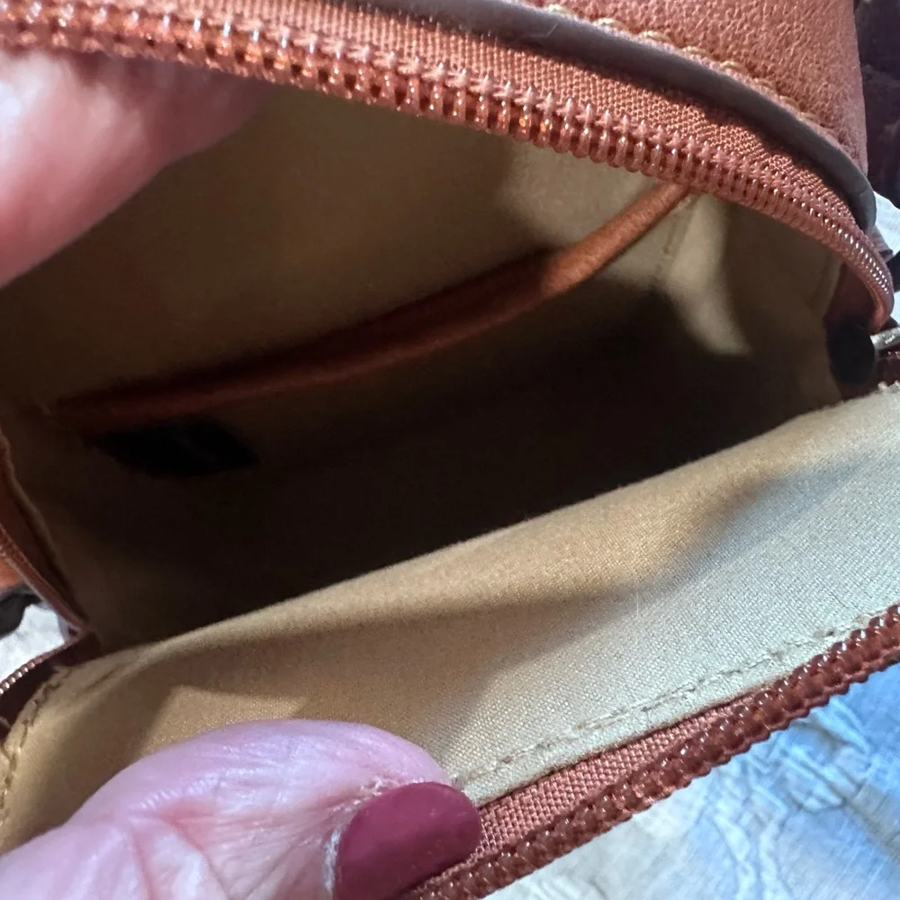 NWT Justin Boots Leather Crossbody Purse - Picture 8 of 9